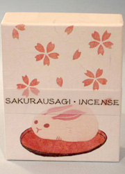 美しい日本の四季を表現したお香　桜うさぎ